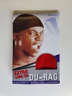 Extra Long Tie Durag RED