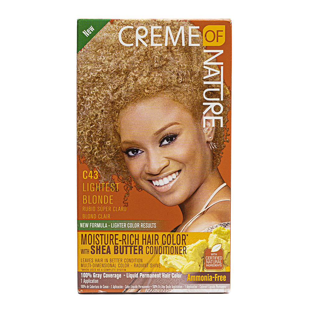 Creme of Nature - Moisture-Rich Color C43 Lightest Blonde - Afroshop Sow
