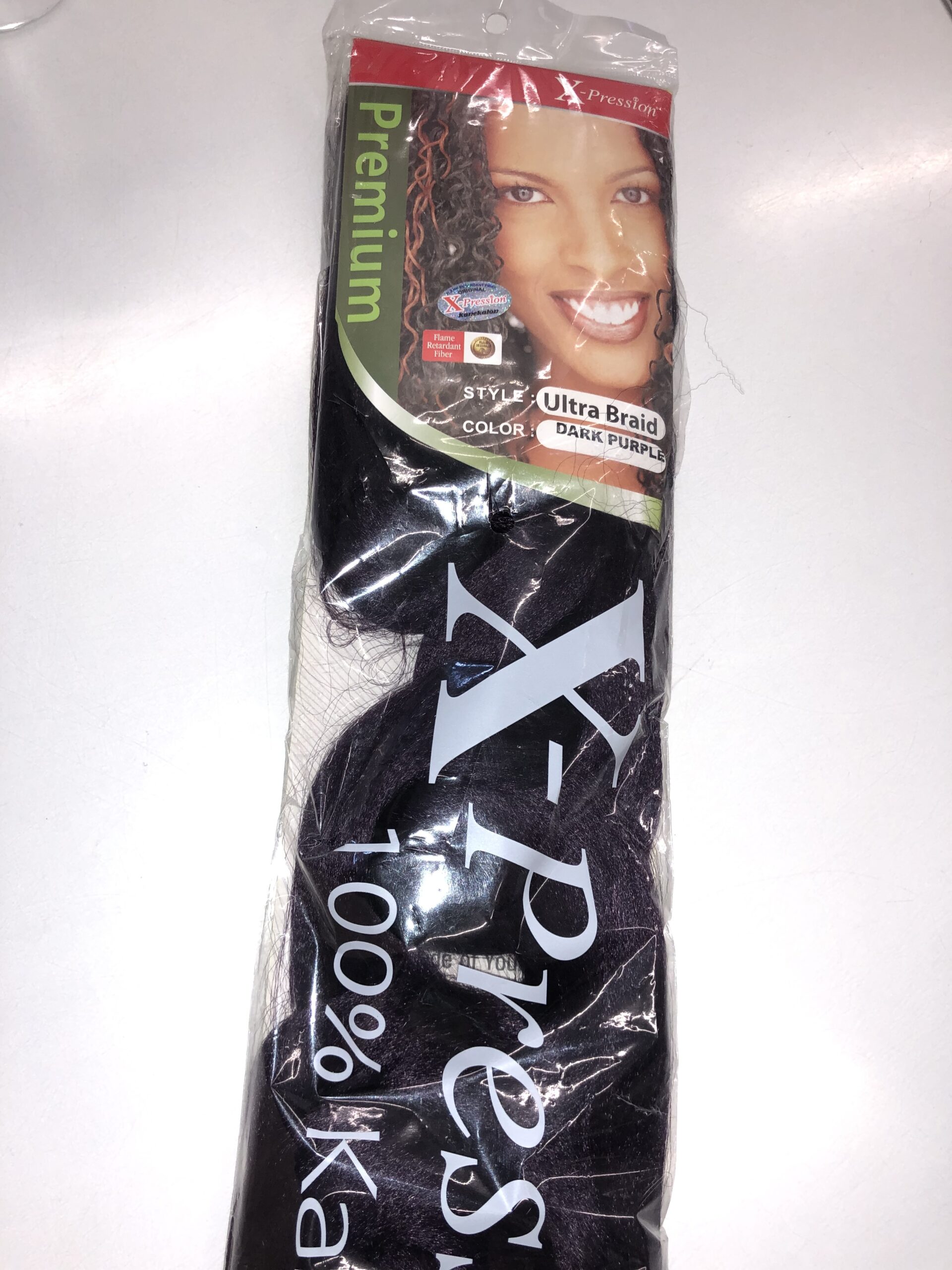 X Pression Ultra Braid Color Dark Purple Afroshop Sow 7572