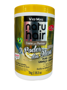 NatuHair - O Poder Dos Óleos Creme Para Pentear - 1kg
